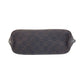 GUCCI Handbag 07198 GG canvas, leather Dark Brown SilverMetal Handbag accessory pouch Women Used Authentic