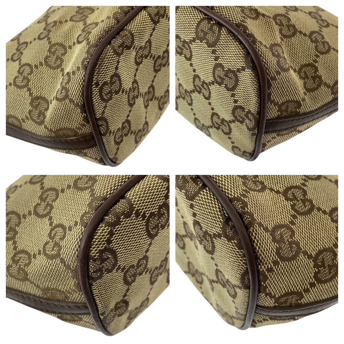 GUCCI Handbag 07198 GG canvas Beige brown