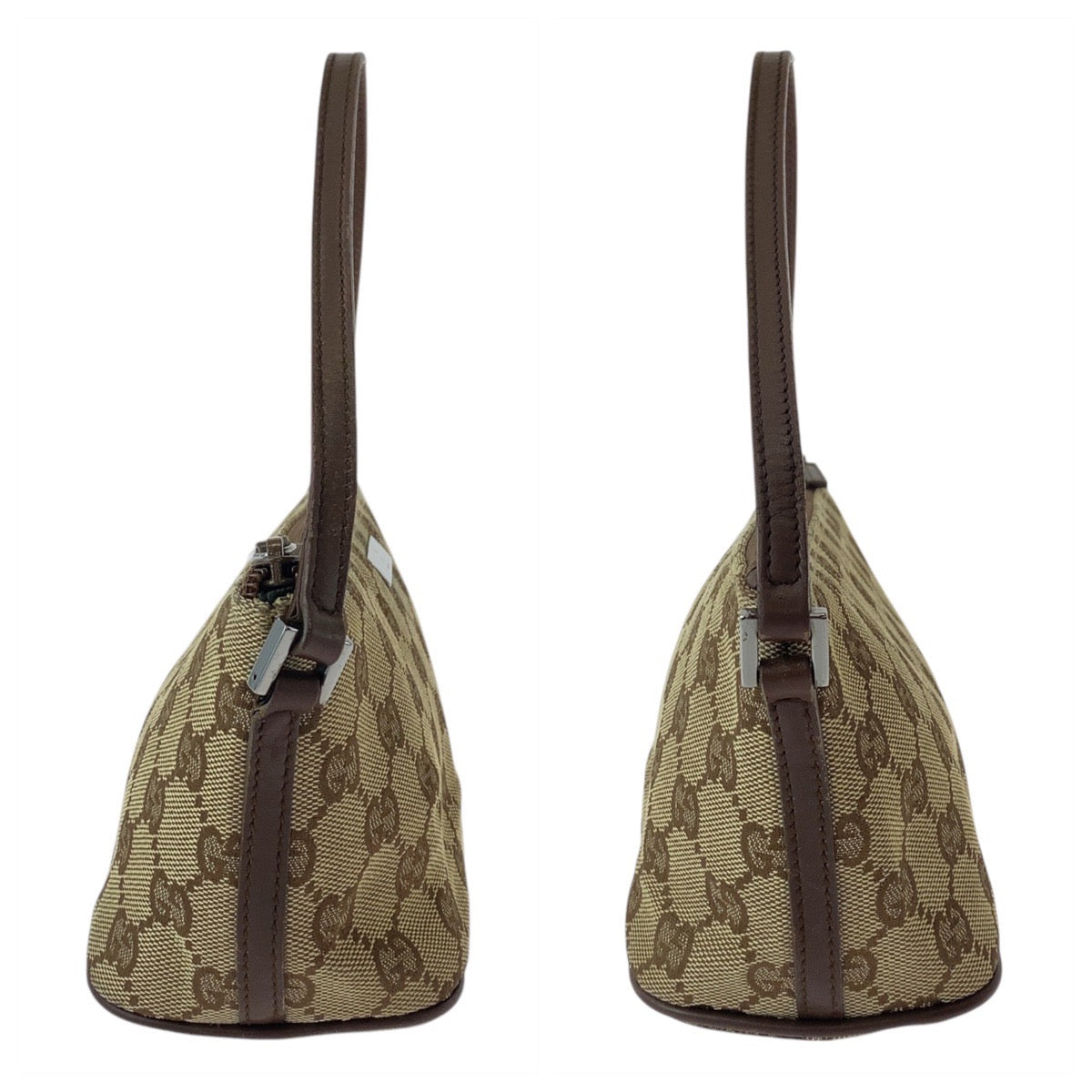 GUCCI Handbag 07198 GG canvas Beige brown