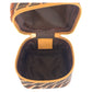 GUCCI Handbag 039 9054 Nylon Brown Gold Metal Handbag pouch Women Used Authentic