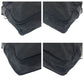 PRADA Shoulder Bag BT0166 Nylon Black SilverMetal Shoulder Bag pochette Test Triangle With logo Women Used Authentic