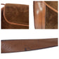 GUCCI Shoulder Bag Suede, Leather Brown Gold Metal Shoulder Bag pochette Old Gucci Women Used Authentic