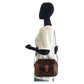 GUCCI Shoulder Bag Suede, Leather Brown Gold Metal Shoulder Bag pochette Old Gucci Women Used Authentic