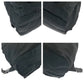 PRADA Backpack Nylon Black SilverMetal Backpack Backpack Test Triangle With logo Women Used Authentic