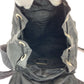 PRADA Backpack Nylon Black SilverMetal Backpack Backpack Test Triangle With logo Women Used Authentic