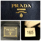 PRADA Tote Bag leather Black GoldMetal