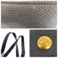 PRADA Tote Bag leather Black GoldMetal