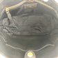 PRADA Tote Bag leather Black GoldMetal