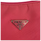 PRADA Handbag Nylon pink Handbag accessory pouch Test Triangle With logo Women Used Authentic