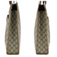 GUCCI Tote Bag 89 02 997 GG Supreme Canvas Brown Beige Gold Metal Tote Bag Shoulder Bag Old Gucci Shelly Line Women Used Authentic