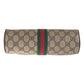 GUCCI Shoulder Bag 68 02 004 GG Supreme canvas, leather Brown Beige Gold Metal Crossbody Shoulder Bag Old Gucci Shelly Line Women Used Authentic
