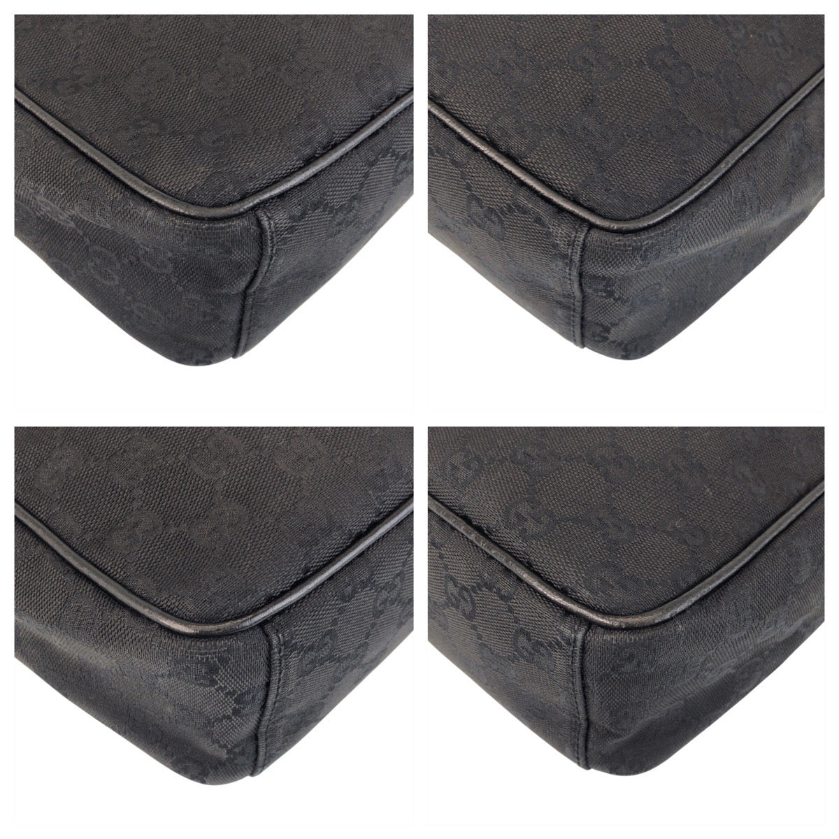 GUCCI Shoulder Bag 122759 GG canvas Black black Shoulder Bag Pochette Women(Unisex) Used Authentic