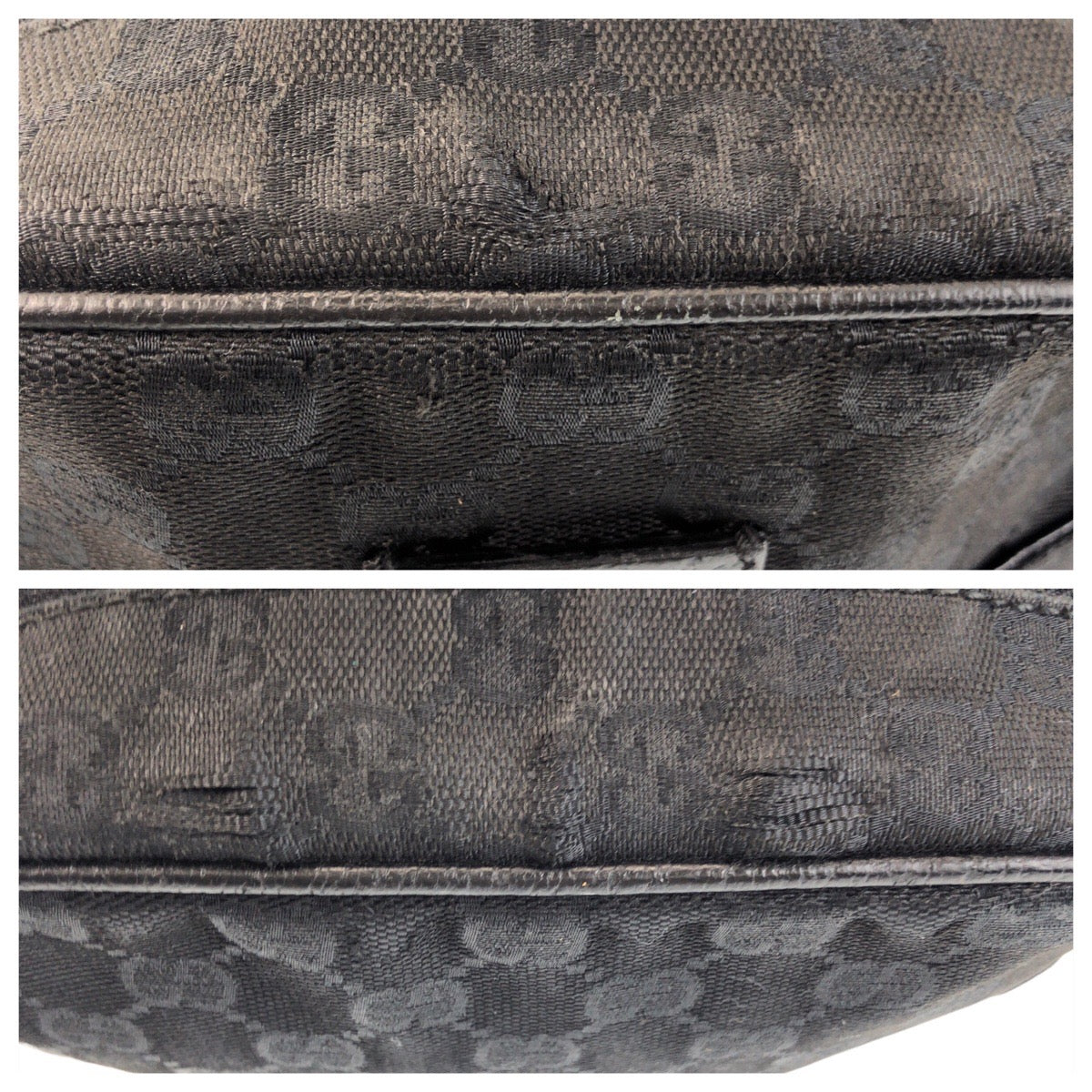 GUCCI Shoulder Bag 122759 GG canvas Black black Shoulder Bag Pochette Women(Unisex) Used Authentic