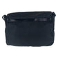 PRADA Shoulder Bag Nylon, Leather black Shoulder Bag pochette Test Triangle With logo Women Used Authentic