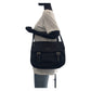 PRADA Shoulder Bag Nylon, Leather black Shoulder Bag pochette Test Triangle With logo Women Used Authentic