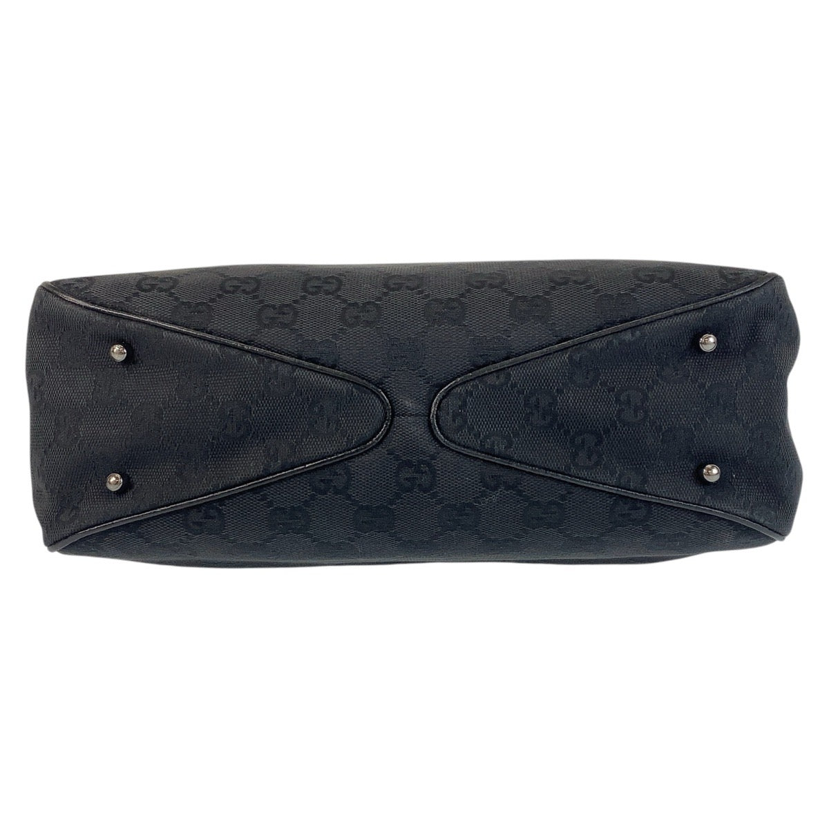 GUCCI Tote Bag 113019 GG canvas Black black