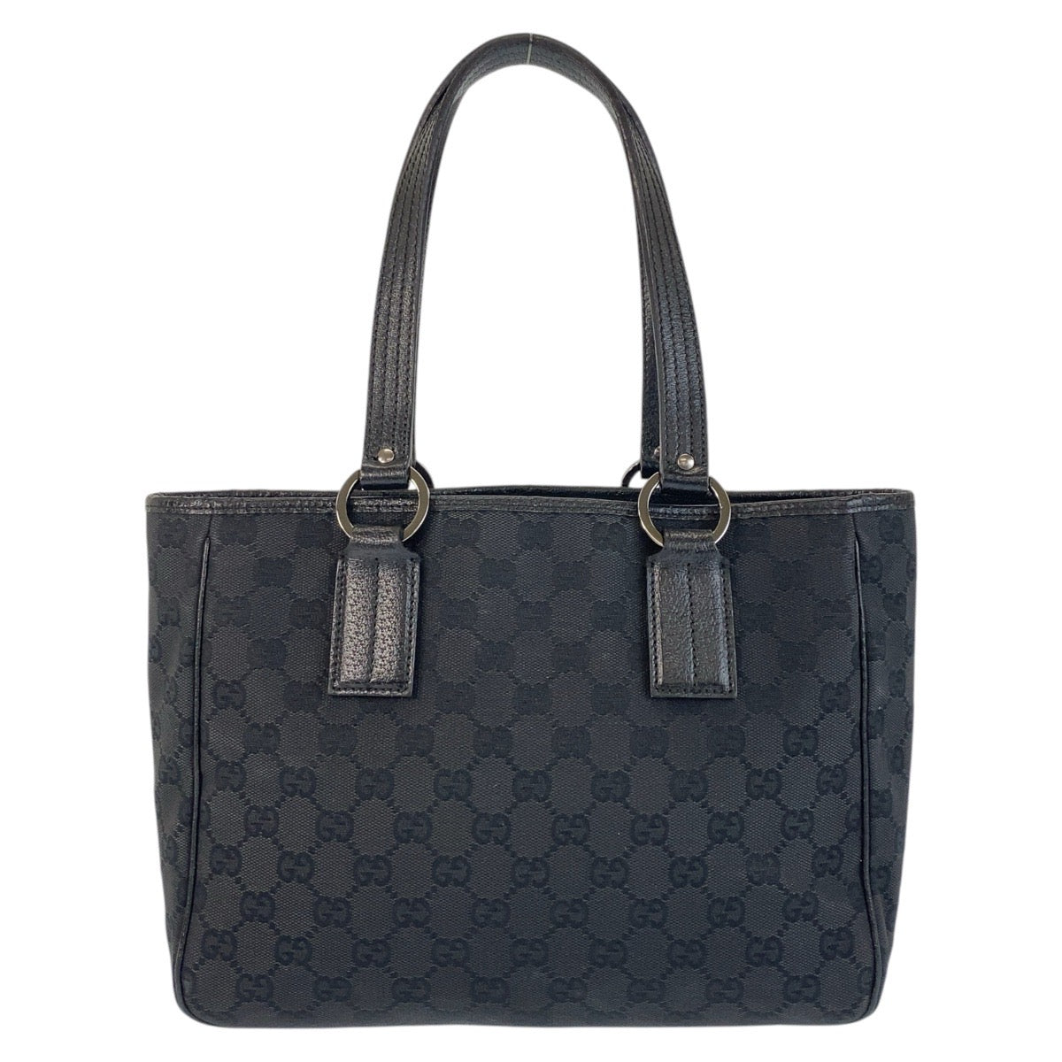 GUCCI Tote Bag 113019 GG canvas Black black