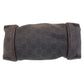 GUCCI Shoulder Bag 101333 GG canvas, leather Dark brown Shoulder Bag handbag Women Used Authentic