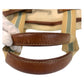 GUCCI Tote Bag 170594 canvas Beige Brown Gold Metal Sherry line