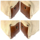 GUCCI Tote Bag 170594 canvas Beige Brown Gold Metal Sherry line