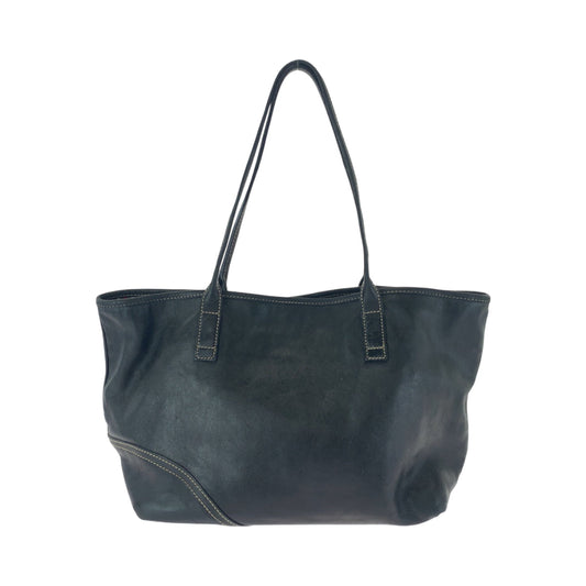 GUCCI Tote Bag 169946 leather Black GoldMetal Tote Bag Shoulder Bag Newbrit Women Used Authentic