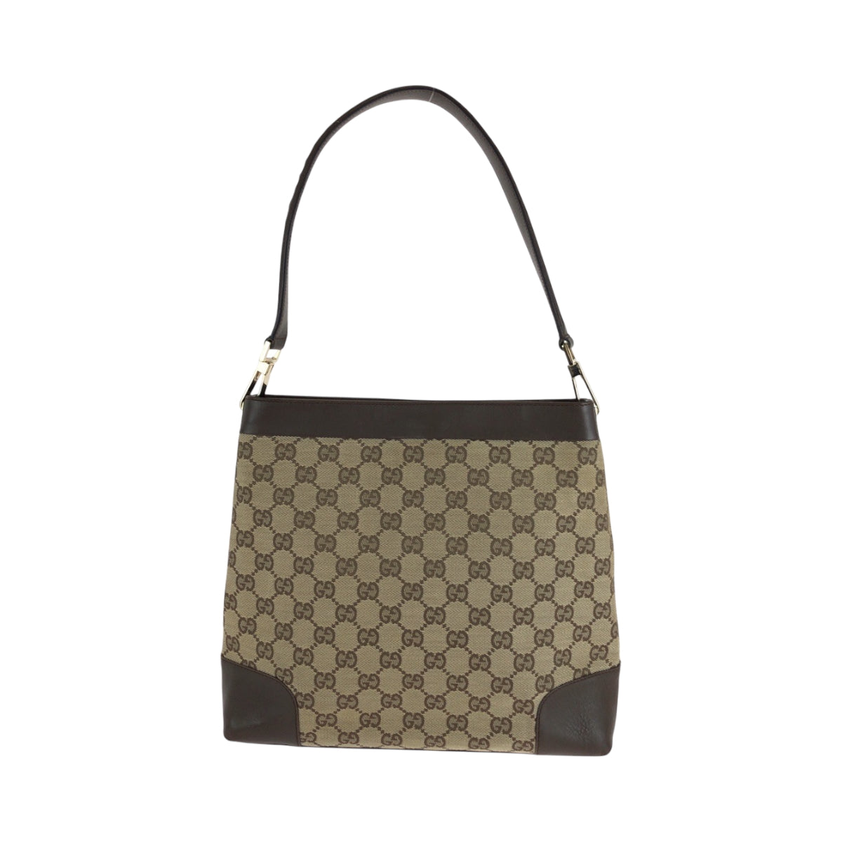 GUCCI Shoulder Bag 001 4231 GG canvas Brown One Shoulder Bag Women Used Authentic