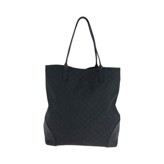 GUCCI Tote Bag 263345 Nylon black Tote Bag handbag Women Used Authentic