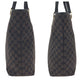 GUCCI Tote Bag 002 1098 GG canvas Brown Black Gold Metal Tote Bag Shoulder Bag Women Used Authentic
