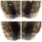 GUCCI Shoulder Bag 130736 GG canvas Beige Brown Gold Metal