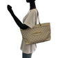 GUCCI Tote Bag 145998 leather Ivory Gold Metal Guccisima