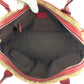 GUCCI Handbag 161720 GG canvas Beige Red Gold Metal Handbags Mini Boston Duffel bag Pretty Sherry Ribbon Women Used Authentic