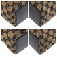 GUCCI Tote Bag 002 1099 GG canvas, leather Beige Black Gold Metal Tote Bag Shoulder Bag Women Used Authentic