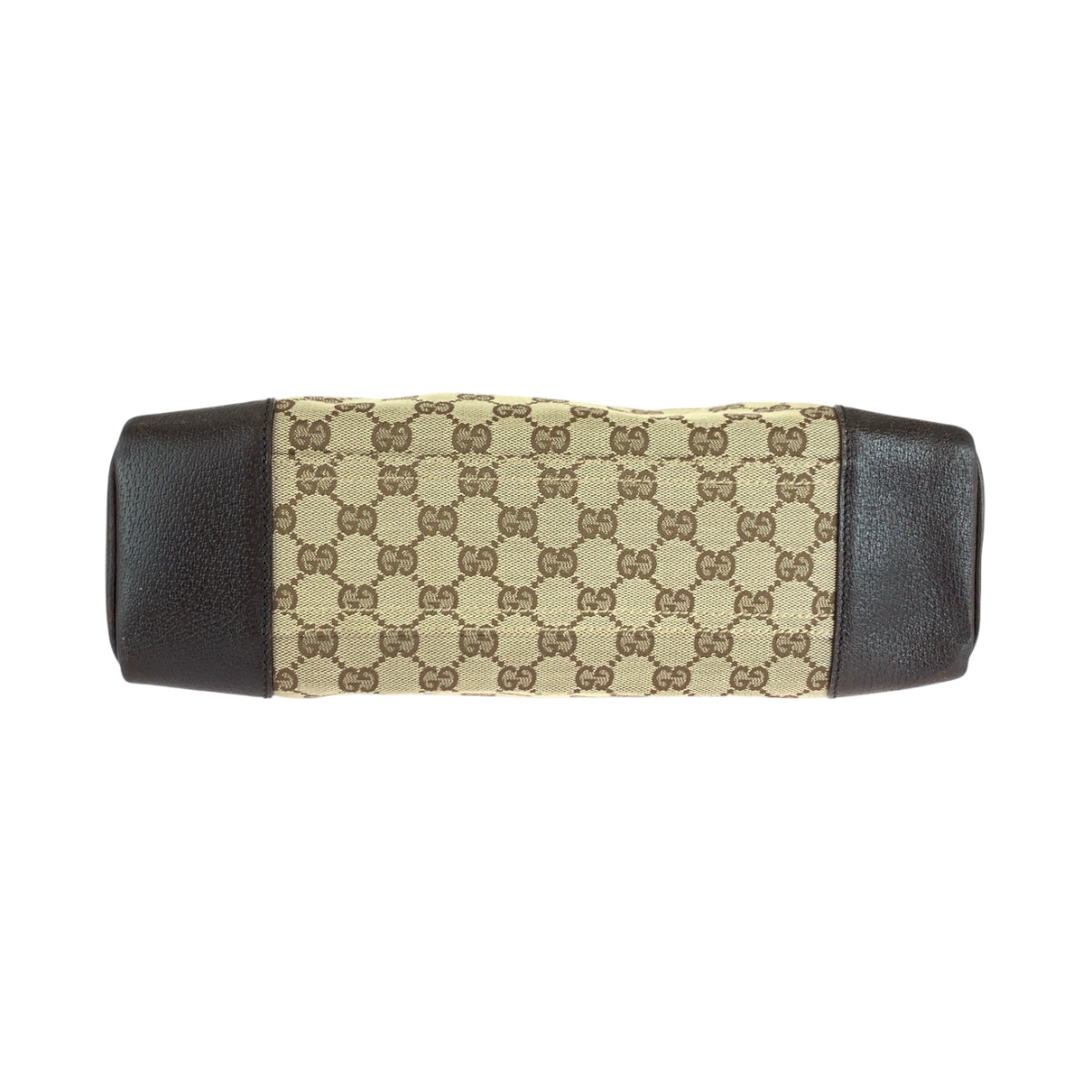 GUCCI Shoulder Bag 110054 GG canvas Beige Brown SilverMetal Shoulder Bag Messenger bag Women Used Authentic