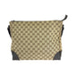 GUCCI Shoulder Bag 110054 GG canvas Beige Brown SilverMetal Shoulder Bag Messenger bag Women Used Authentic