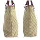 GUCCI Tote Bag 120836 GG canvas beige Tote Bag handbag Women Used Authentic