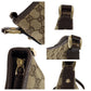 GUCCI Shoulder Bag 131326 GG canvas Brown Shoulder Bag pochette Abbey Women Used Authentic