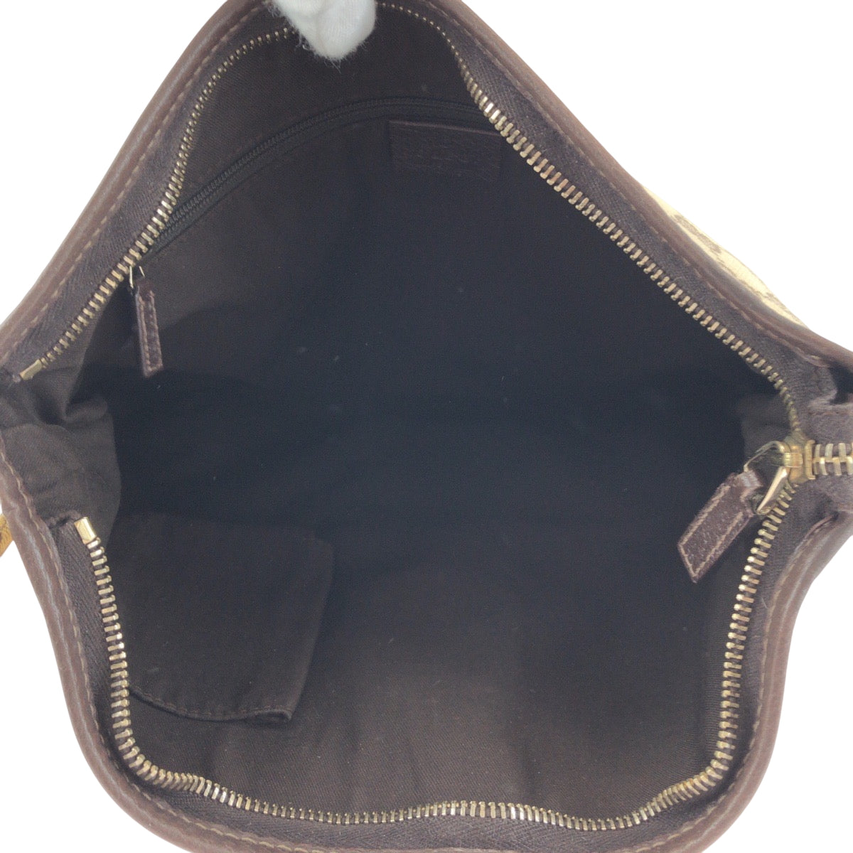 GUCCI Shoulder Bag 131326 GG canvas Brown Shoulder Bag pochette Abbey Women Used Authentic