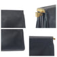 PRADA business bag leather Black GoldMetal business bag clutch bag Safiano logo Women Used Authentic