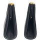 PRADA business bag leather Black GoldMetal business bag clutch bag Safiano logo Women Used Authentic