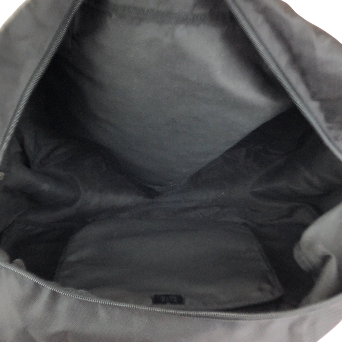 GUCCI Boston Duffel bag 012 0389 Nylon Black SilverMetal Boston Duffel bag Handbag Women Used Authentic
