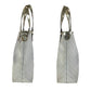 GUCCI Tote Bag 189896 GG Supreme canvas, enamel White gold Tote Bag Shoulder Bag Women Used Authentic