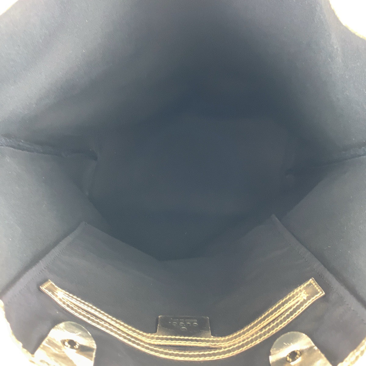 GUCCI Tote Bag 189896 GG Supreme canvas, enamel White gold Tote Bag Shoulder Bag Women Used Authentic