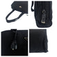 PRADA Tote Bag Nylon Black SilverMetal Tote Bag Shoulder Bag Test Triangle With logo Women Used Authentic