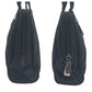 PRADA Tote Bag Nylon Black SilverMetal Tote Bag Shoulder Bag Test Triangle With logo Women Used Authentic