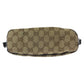 GUCCI Handbag 141809 GG canvas, leather Beige brown Handbag accessory pouch Sherry line Women Used Authentic