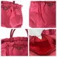 PRADA Tote Bag Nylon, Leather pink Tote Bag Shoulder Bag 2way Test Triangle With logo Women Used Authentic
