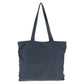 PRADA Tote Bag Nylon Black SilverMetal Tote Bag Shoulder Bag Test Triangle With logo Women Used Authentic