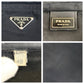 PRADA Shoulder Bag Nylon Black SilverMetal Shoulder Bag Messenger bag Test Triangle With logo Women Used Authentic