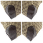GUCCI Tote Bag 019 0401 GG canvas Beige Brown SilverMetal Tote Bag Shoulder Bag Women Used Authentic
