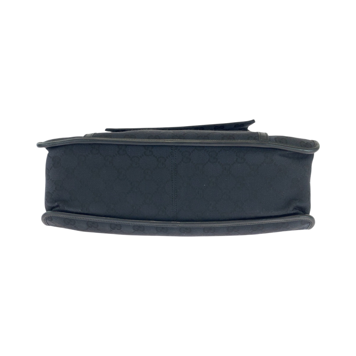 GUCCI Handbag 000 0854 GG canvas Black SilverMetal Handbag Shoulder Bag Women Used Authentic